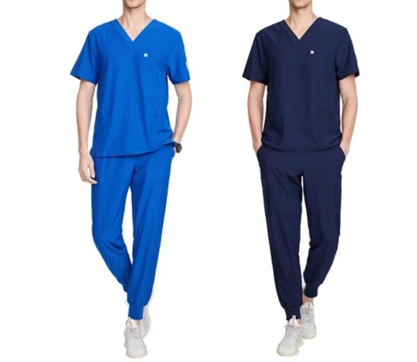 IFE Men's Jogger Scrubs Sets Medical Scrubs Uniforms